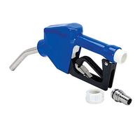 Liseng Stainless Steel 3/4 inch NPT Automatic DEF/AdBlue Nozzle, Model 281228, Swivel DEF Transfer Pump, Flow Rate 0-50 l/min, Frost Protection Hose Reel, Blue