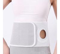 LISHAOHU Abdominal Support For Women,groin Hernia Support For Men,Men's And Women's, Breathable, Elasticated, For Pre- And Post-operative Use In Right Or Left Stomas.(L)