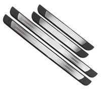 LISHAOWUDI 4pcs Threshold Strips for Audi A8 D5 2018-2022 2023, Car Stainless Steel Door Sill Strips Car Door Sill Protector Threshold Scuff Plate