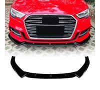LISHAOWUDI Car Front Spoiler for Audi A3 S3 8V Sline 2017-2020, Front Bumper Lip Splitter Diffuser Lower Front Spoiler Car Styling Body Protection Fittings