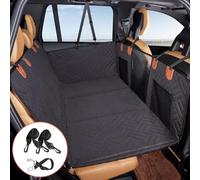 LISHAOWUDI Dog Car Seat Cover for JAGUAR I-PACE 2018-2022, Hard Bottom- Back Seat Extender for Dogs Heavy Duty Scratchproof Dog Car Bed,Bla-ck