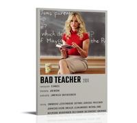 LISHDUNS Bad Teacher Movie Poster Bedroom Living Room Wall Decor Poster Aesthetics Art Deco 12x18inch(30x45cm) Frame-style