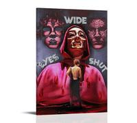 LISHDUNS Eyes Wide Shut Movie Poster Bedroom Living Room Wall Decor Poster Aesthetics Art Deco 12x18inch(30x45cm) Frame-style