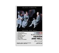 LISHDUNS Heaven And Hell by Black Sabbath Album Poster Bedroom Living Room Wall Decor Poster Aesthetics Art Deco 12x18inch(30x45cm) Unframe-style