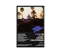 LISHDUNS Hotel California by Eagles Album Poster Bedroom Living Room Wall Decor Poster Aesthetics Art Deco 12x18inch(30x45cm) Unframe-style