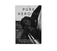 LISHDUNS Lorde Posters Pure Heroine Album Poster Bedroom Living Room Wall Decor Poster Aesthetics Art Deco 16x24inch(40x60cm) Unframe-style