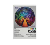 LISHDUNS Muse Posters The Resistance Album Poster Bedroom Living Room Wall Decor Poster Aesthetics Art Deco 08x12inch(20x30cm) Unframe-style