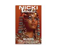 LISHDUNS Nicki Minaj Posters Queen Album Poster Bedroom Living Room Wall Decor Poster Aesthetics Art Deco 12x18inch(30x45cm) Unframe-style