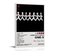 LISHDUNS One-X by Three Days Grace Album Poster Bedroom Living Room Wall Decor Poster Aesthetics Art Deco 08x12inch(20x30cm) Frame-style