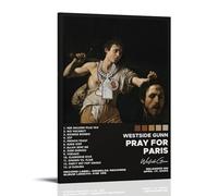 LISHDUNS Pray For Paris by Westside Gunn Album Poster Bedroom Living Room Wall Decor Poster Aesthetics Art Deco 08x12inch(20x30cm) Frame-style