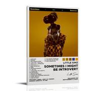 LISHDUNS Sometimes I Might Be Introvert by Little Simz Album Poster Bedroom Living Room Wall Decor Poster Aesthetics Art Deco 16x24inch(40x60cm) Frame-style