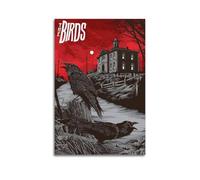 LISHDUNS The Birds Movie Poster Bedroom Living Room Wall Decor Poster Aesthetics Art Deco 12x18inch(30x45cm) Unframe-style