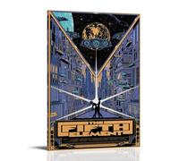 LISHDUNS The Fifth Element Movie Poster Bedroom Living Room Wall Decor Poster Aesthetics Art Deco 08x12inch(20x30cm) Frame-style