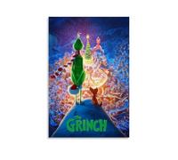 LISHDUNS The Grinch Movie Poster Bedroom Living Room Wall Decor Poster Aesthetics Art Deco 08x12inch(20x30cm) Unframe-style