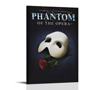 LISHDUNS The Phantom of The Opera Movie Poster Bedroom Living Room Wall Decor Poster Aesthetics Art Deco 08x12inch(20x30cm) Frame-style