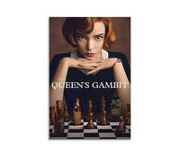 LISHDUNS The Queen's Gambit TV Series Poster Bedroom Living Room Wall Decor Poster Aesthetics Art Deco 16x24inch(40x60cm) Unframe-style