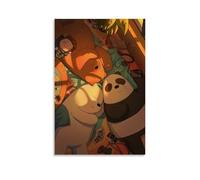 LISHDUNS We Bare Bears Anime Poster Bedroom Living Room Wall Decor Poster Aesthetics Art Deco 08x12inch(20x30cm) Unframe-style