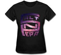 lishen G8Nv7 Ustjc Women's Salt N Pepa Logo T Shirt Black M