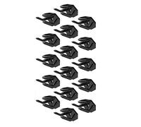 Lisher JP Modern Adhesive Hat Hooks for Wall (Pack of 16) - Hat Holder for Baseball Caps, Minimalist Hat Stand