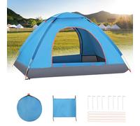 Lishetimig Camping Tent,Automatic 2-3 Man Person Instant Tent,Pop Up Tent, Lightweight, Waterproof, Easy Set Up for Outdoor Camping, Hiking, Mountaineering, Beach, Include Carry Bag (blue)