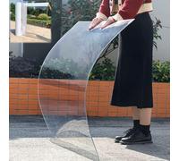 LISHEUK 1.5mm Thick Transparent Polycarbonate Greenhouse Panels - Durable Plastic Roof Sheets for Outdoor Canopies, Window & Door Awnings, Garden Cover (0.6m x 10m)