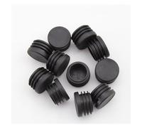 LISHEUK 20pcs Round Steel Pipe Hole Plugs Plastic End Caps for Furniture Chair Legs Metal Tubing Protection 16mm Diameter Durable Ladder Glides