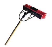 LISHEUK Extendable Water Fed Brush Window Cleaning Kit - 3.6-9 Foot Solar Panel Cleaning Equipment with Adjustable Pole for Efficient Streak-Free Shine