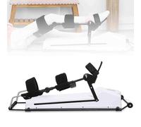 LISHEUK Knee Rehabilitation Trainer with Remote Control, Adjustable Lower Limb Traction Device for Leg Training, LCD Screen Display, 0-120° Range (M)