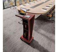 LISHEUK Lecture Pulpit,Foldable Tabletop Podium - Wooden Portable Presentation Podium, Pulpit, Lectern Book Stand for Reading in Churches, Reception Desk Lectern with Spacious Dr