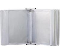 LISHEUK Wall Mounted Flip File Holder for Office and Home Letter Size Document Holder with 20 Page Capacity A4 Wall Mount Reference Organizer D Reference System for Display and S