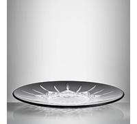 Lismore Black Decorative Plate 12"