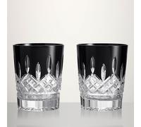 Lismore Black Tumbler, Set of 2