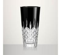 Lismore Black Vase 10"