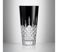 Lismore Black Vase 12"
