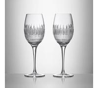 Lismore Diamond Essence White Wine Medium 15.5oz Set/2