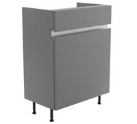 Lismore Matt Dust Grey Freestanding Double Bathroom Cabinet (H) 820mm (W) 600mm (D) 37.5Cm