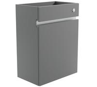 Lismore Matt Dust Grey Modern Freestanding Toilet Cabinet (W)600mm (H)820mm