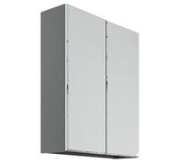 Lismore Matt Dust Grey Wall-Mounted Double Bathroom Cabinet (H) 720mm (W) 600mm (D) 19Cm