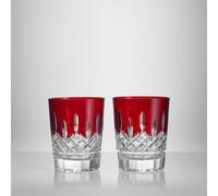 Lismore Red Double Old Fashioned 375ml Set of 2