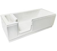 Lisna Waters Grenada Left Hand Full Length Easy Access Walk In Bath 1685mm X 700mm Made In Uk