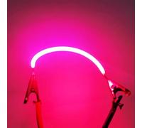 LISOCLU 3V Flexible Filament 38mm 60mm 80mm 95mm 130mm 145mm 185mm 255mm 300mm 450mm Filament LED Filament Bulb LED Bead diode Light Accessories 450mm Flexible Filament - Pink Light - 3V