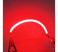 LISOCLU 3V Flexible Filament 38mm 60mm 80mm 95mm 130mm 145mm 185mm 255mm 300mm 450mm Filament LED Filament Bulb LED Bead diode Light Accessories 60mm Soft Filament - red Light - 3V