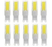 LISOCLU G9 LED 220v Indoor 10pcs 7W Ceramic White Light | G9 LED Bulb 220V, 2W-8W White/Warm Yellow, 200LM, Indoor Energy Saving Light