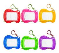 LISOPO 6pcs Mini Painting Board Magic Board Magnetic Magic Boards Party Bags Children's Birthday Key Ring Erasable Magnetic Drawing Board for Children as Party Activity Prices Pinata Filling