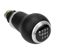 Lisqbkbi Car Shift Handle Knob 12mm 5/6 Speeds Car Gear Shift Knob for A4 B6 B7 B8 A6 S4 8K A5 8T Q5 8R for S Line for Ibiza 6J for Seat Leon for Mk1 for Passat(Silver 6 Gear)