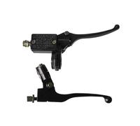 Lisqbkbi Motorcycle Brake Clutch 22mm Foldable Anti-Drop Motorcycle Brake Pump Front Master Cylinder Hydraulic Brake Lever Dirt Pit Bike Quad Moped Scooter(A Pair)