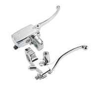 Lisqbkbi Motorcycle Brake Clutch 25mm 1" Handlebar Hydraulic Brake Master Cylinder Clutch Levers for VT1100C for VT1100 C3 1100 for Aero for Spirit 1997-2007(Silver)