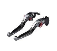 Lisqbkbi Motorcycle Brake Clutch Lever Motorcycle Adjustable Brake Clutch Levers Handlebar Foldable Aluminum Brake Clutch Lever(A-4)
