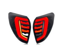 LISROEU Assembly Outer Light Compatible With Toyota For RAV4 2009-2012 Start For Up Animation Sequential Indicator Black Rear Lamps Assembly