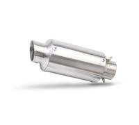 LISROEU End Silencer Compatible With Suzuki For GSX-S125 Motorbike Accessories Universal 51MM Motorcycle Exhaust Modify Muffler Pipe Motorcycle Exhaust Pipe(Type B)